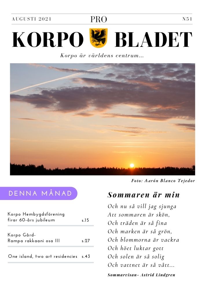 Korpo Bladet N51 front page