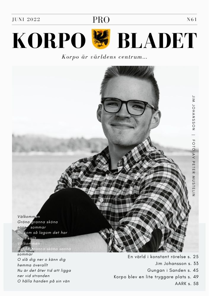 Korpo Bladet N61 front page