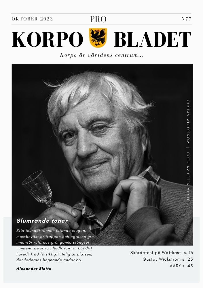 Korpo Bladet N77 front page